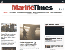 Tablet Screenshot of marinecorpstimes.com